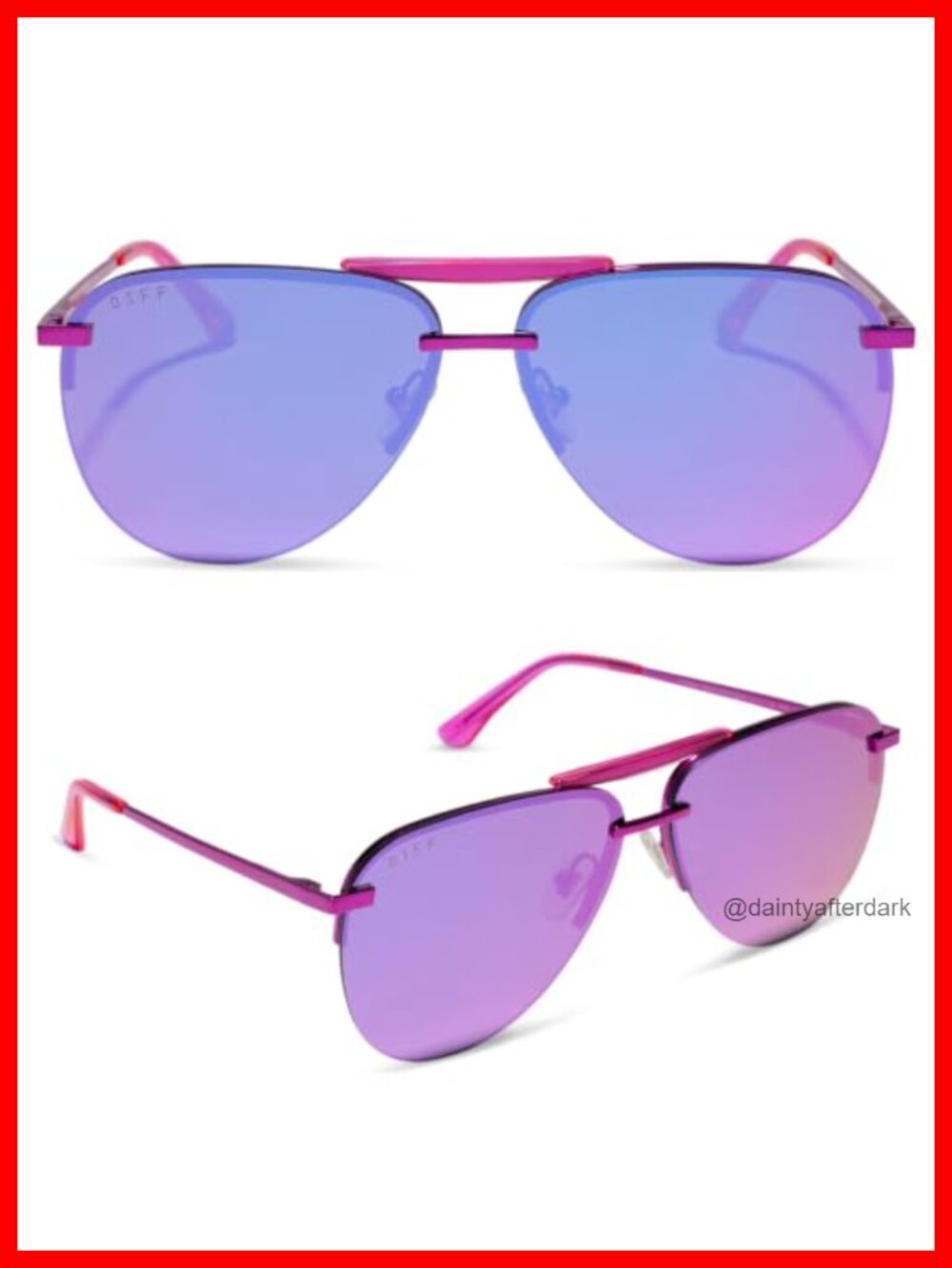 Designer Aviator Sunglasses UV400 Scratch Resistant Oversized